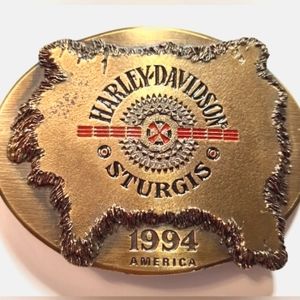 Harley-Davidson Sturgis belt buckle 1994 America limited edition